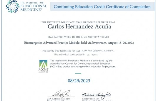 Bioenergetics Advanced Practice Module